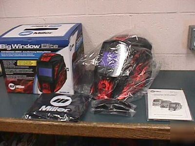 Miller big window elite auto darkening welding helmet