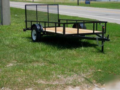 New brand 2007 quality built 5 x 10 golf cart trailer 