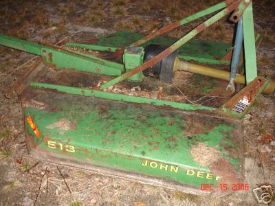 Used john deere 513 bushhog mower working condition