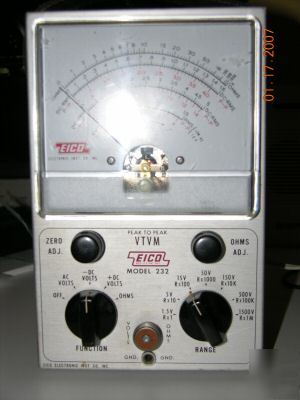 Vtvm voltage meter,eico