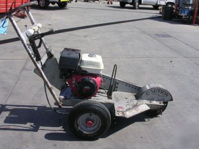  stump grinder 13 hp honda engine no 