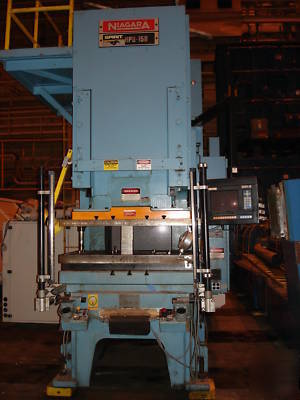 165 ton niagare c-frame press cnc hydraulic machine 