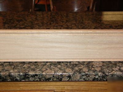 4 1/2 inch beaded red oak chair rail moulding molding