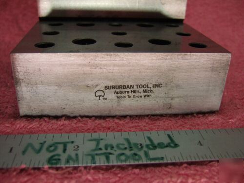 Angle plate suburban tool co ap-444-S1 sine set series