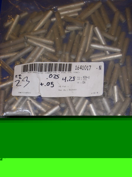 Approx. 168 size 22-23 butt non insulated connectors