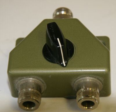 Heavy duty coaxial 2-way switch â€“ no 