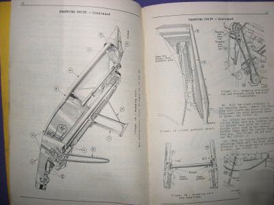 Mccormick-deering two row corn picker manual antique