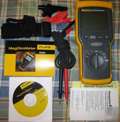 New fluke 1520 megohmmeter 