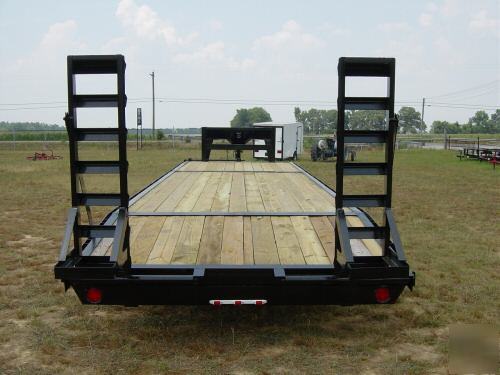 New gooseneck equipment trailer 25' plus 5' 14,000 gvw