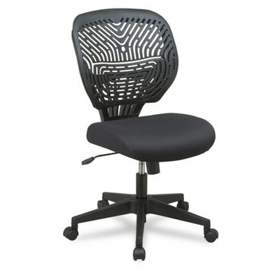 Spinn series chair with self-adjust back raven/raven