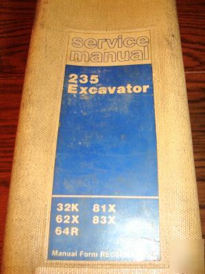 Caterpillar 235 excavator service repair manual cat