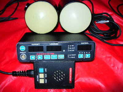 Decatur genesis i police radar with 2 antennas-special 