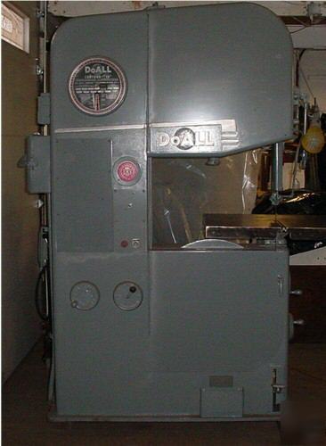 Doall vertical band saw model 26-2 #5619