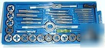 Metric tap and die set : 40PC : wholesale hand tools