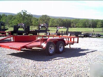 New 2007 16' utility lowboy trailer 