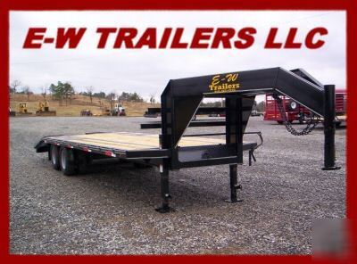 New 2010 20'+5'-tandem dual equipment gooseneck-10 ply