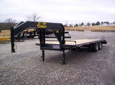 New 2010 20'+5'-tandem dual equipment gooseneck-10 ply