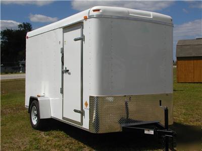 New 6X12 enclosed cargo trailer * * * * 5-yr. warr. * *