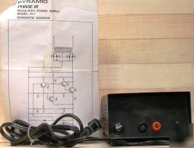 Pyramid phase iii ps-7 regulated power supply ec 