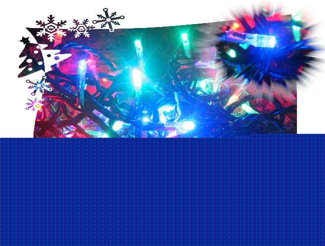 Rgb leds 60PCS led light string - 6 meter deco. 110V