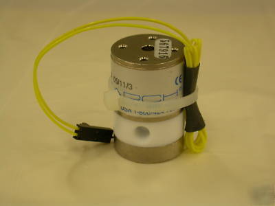 Valve, solenoid, 2WNO .060 orifice ptef body