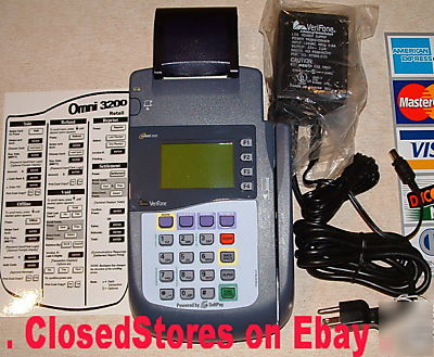 Verifone omni 3200 ***1 yr warranty *** no contract ***