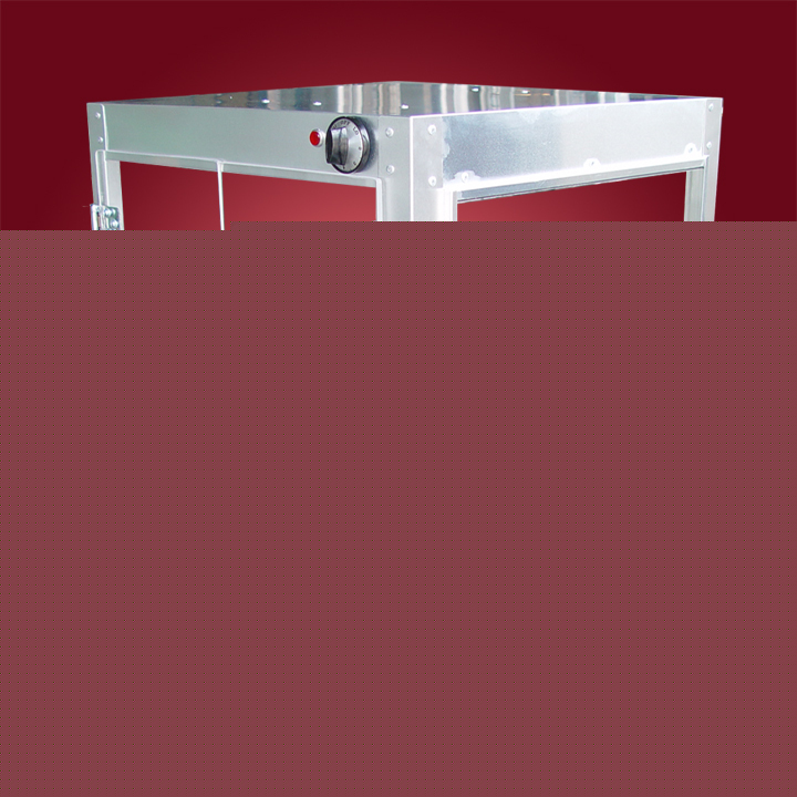 New display pizza food warmer 18X18X24 merchandiser