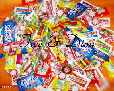 125 pc. nostalgic carnival, party candy assortment 