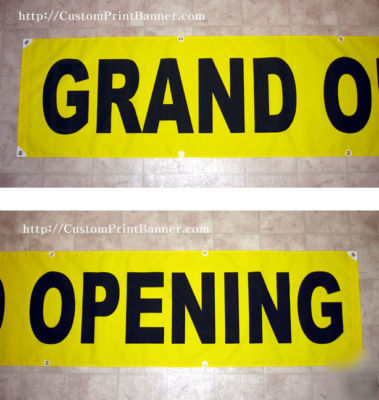 2X10 ft. custom printed grand opening banner