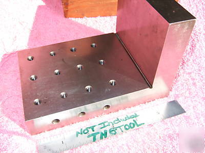 Angle plate toolmaker machist tapped 1/4 ground 3QZ