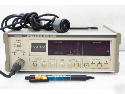 Anritsu ML93B optical power meter w/ MA98A sensor