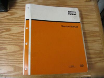 Case 170B excavator service manual