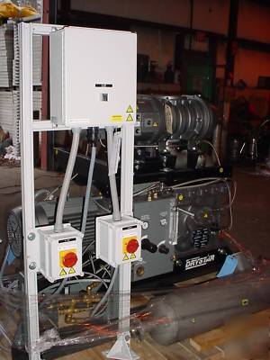 Edwards 20 hp vacuum pump with 4 hp booster rebuilt 