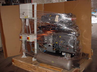 Edwards 20 hp vacuum pump with 4 hp booster rebuilt 