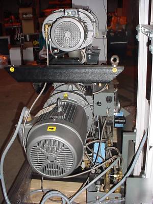 Edwards 20 hp vacuum pump with 4 hp booster rebuilt 