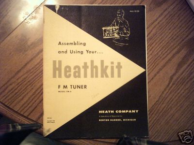 Heathkit fm tuner manual model fm-4 great shape 