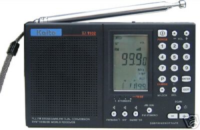 Kaito model KA1102 ssb short wave radio - black