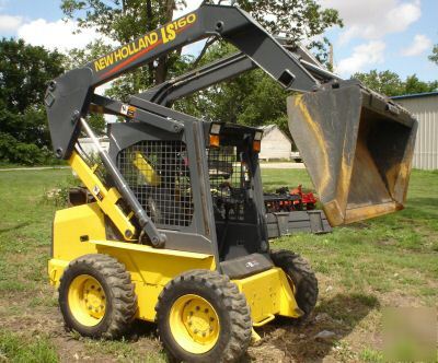 New 2001 holland LS160 skid steer loader only 630 hrs 