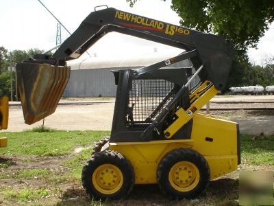 New 2001 holland LS160 skid steer loader only 630 hrs 