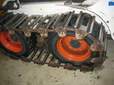 Tracks bobcat skid steer skidsteer for 10 by 16.5 tire 