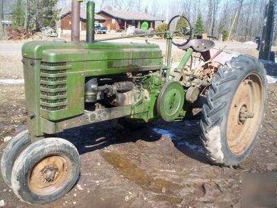 1944 john deere b tractor clean straight metal original