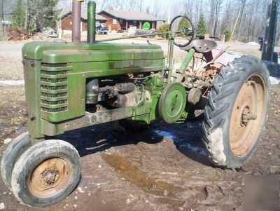 1944 john deere b tractor clean straight metal original