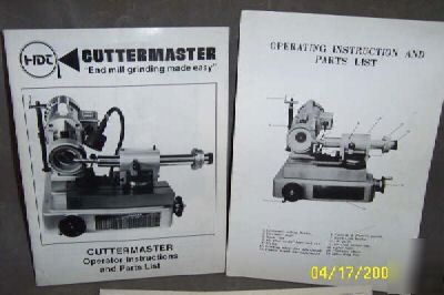 1996 cuttermaster end mill tool cutter grinder brierley