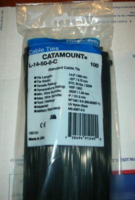 500 - thomas & betts catamount ty-rap cable ties 14.5