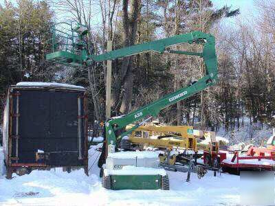 Boom-supported elevating work platform lift