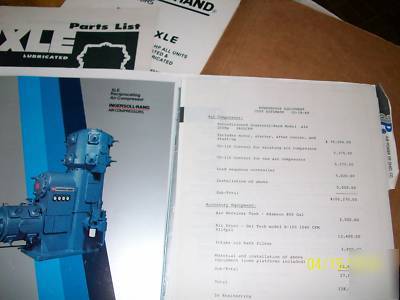 Ingersoll-rand xle air compressor 250 hp 1600CFM