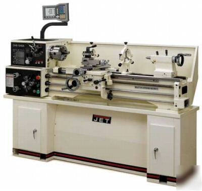 Jet ghb-1340A bench lathe w/dro & free stand 321103AK