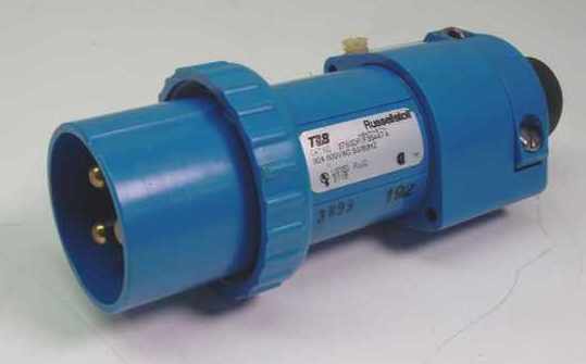 T&b russellstoll 3750DP 30A spec grade 2P3W plug