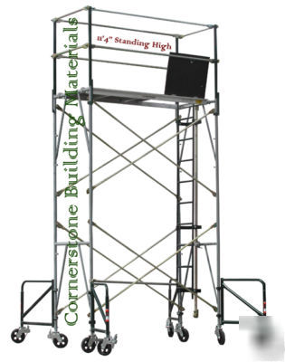 Scaffold rolling tower 3' x 7' x 11'4