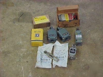 Variety of limit switches square d siemens namco furnas
